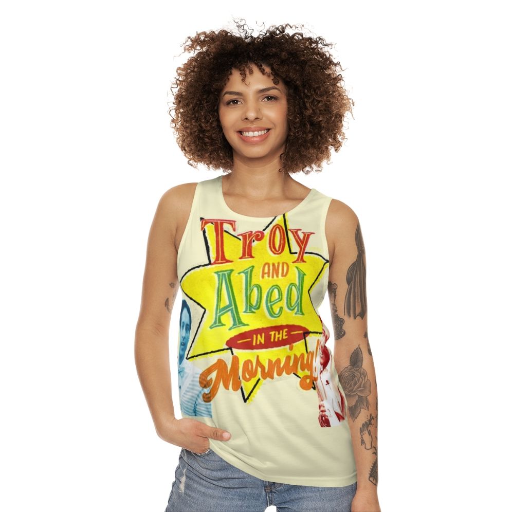 Community "Troy and Abed in the Morning" Unisex Tank Top - women