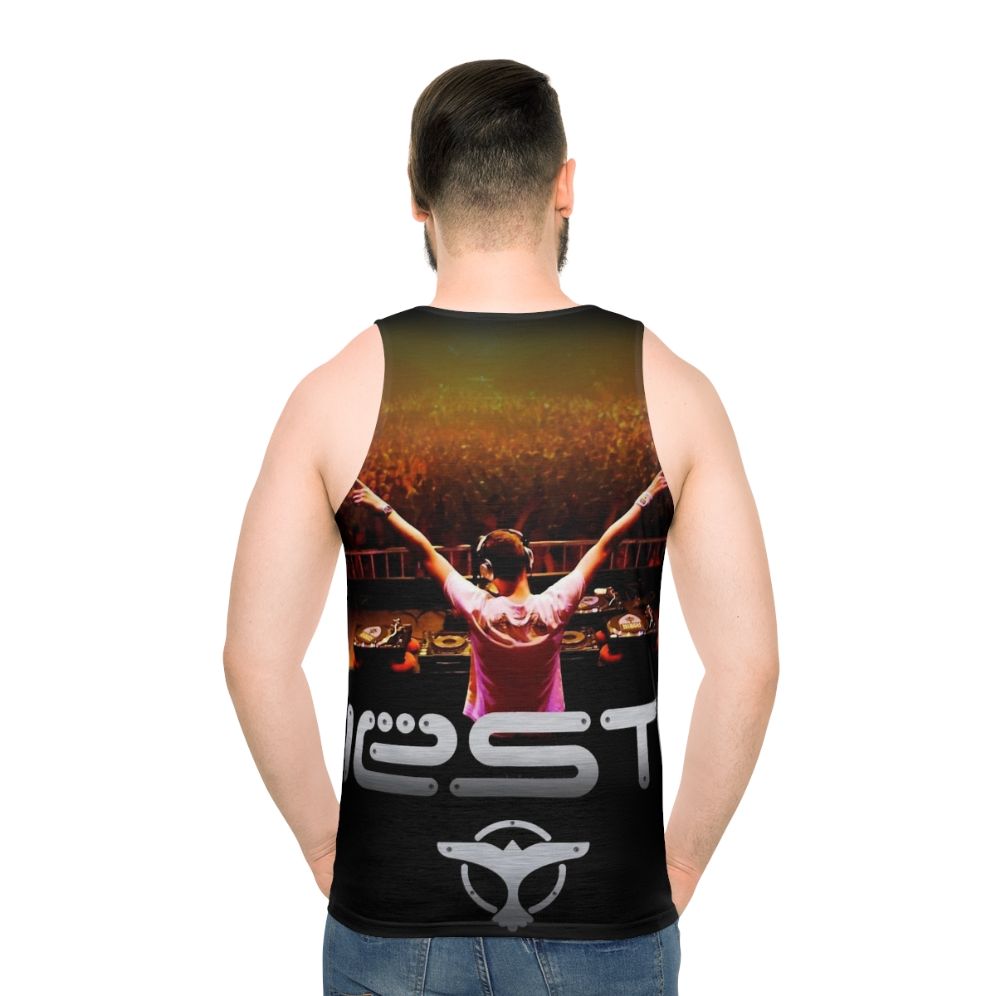 Tiesto Unisex Tank Top - men back