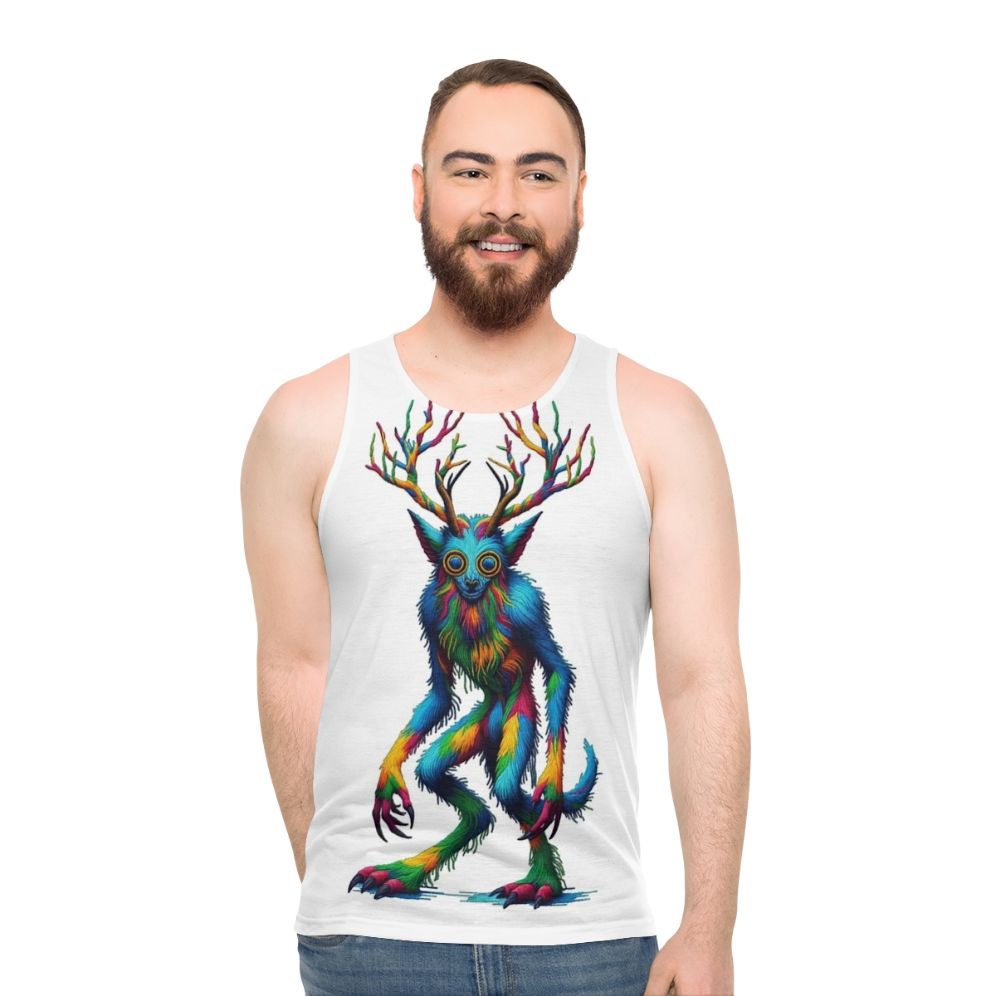 Embroidered Wendigo Unisex Tank Top - men