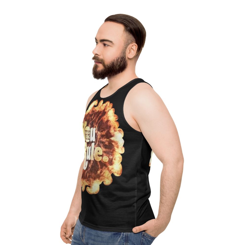 "You Rule" Unisex Fast Food Meme Tank Top - men side