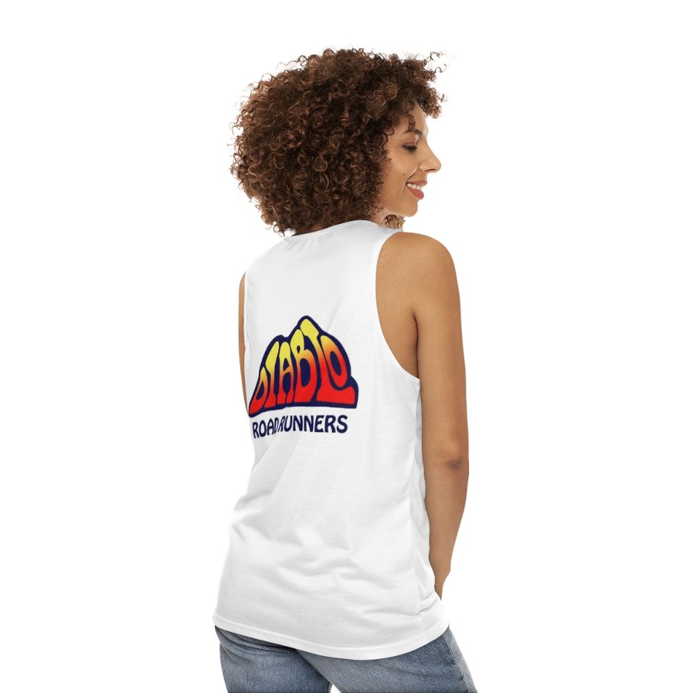 Diablo Road Runners Unisex Essential Tank Top - women back