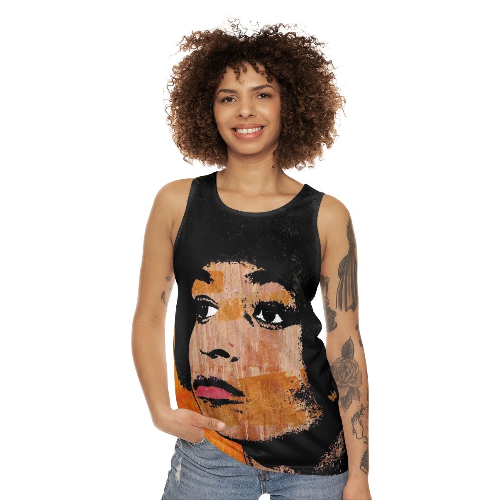 Angela Davis Unisex Tank Top - women