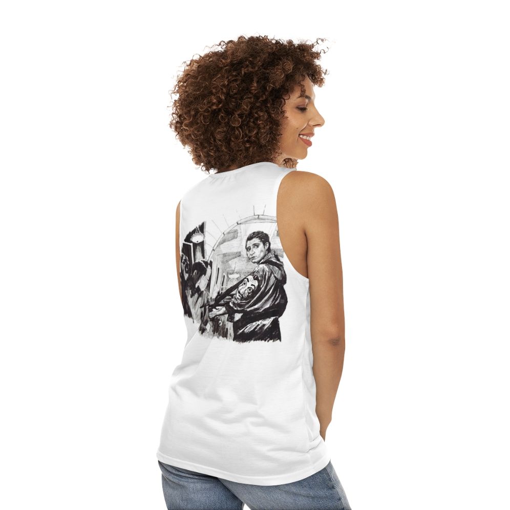 Money Heist Unisex Tank Top - women back