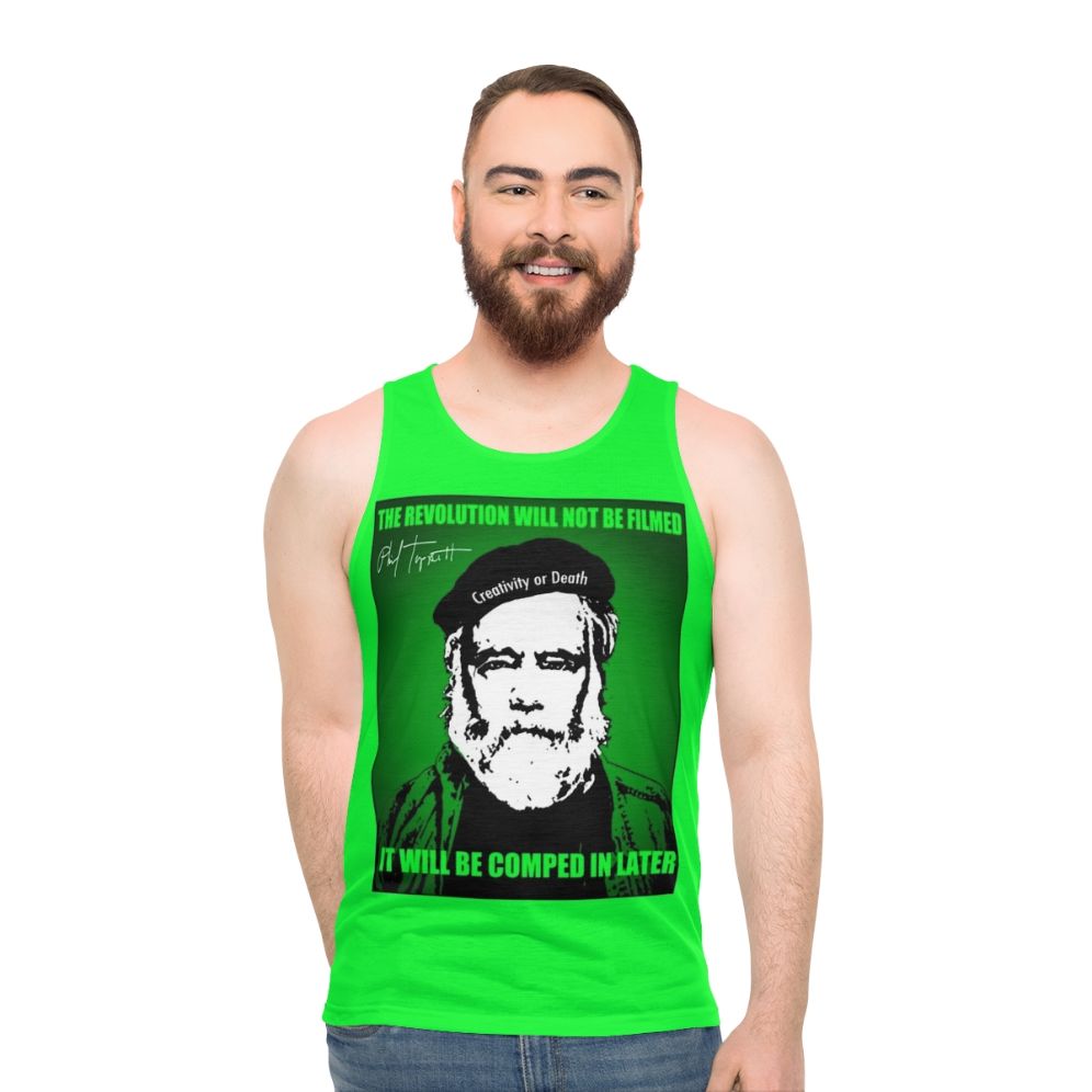 Madgod Revolution Unisex Stop Motion Horror Tank Top - men