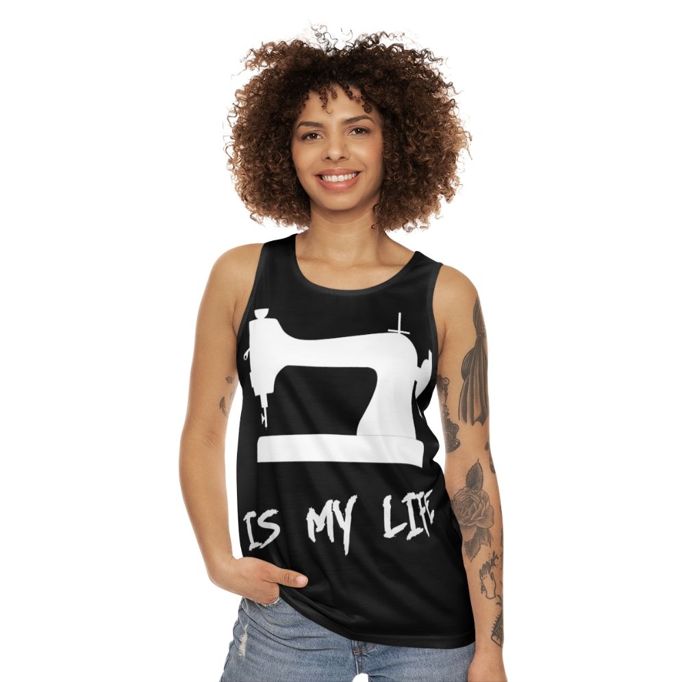 Unisex "Sewing is My Life" tank top - women