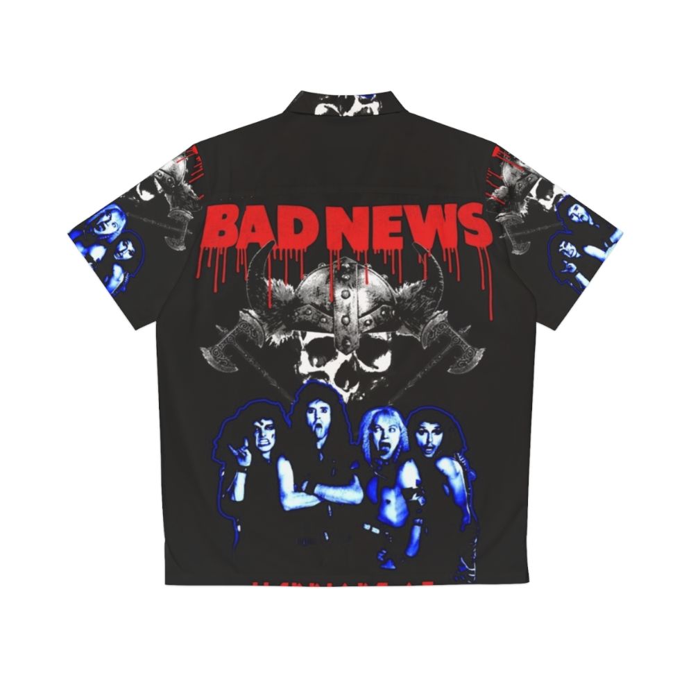 Bad News Hawaiian Shirt 2 - Heavy Metal Comedy Shirt - Back