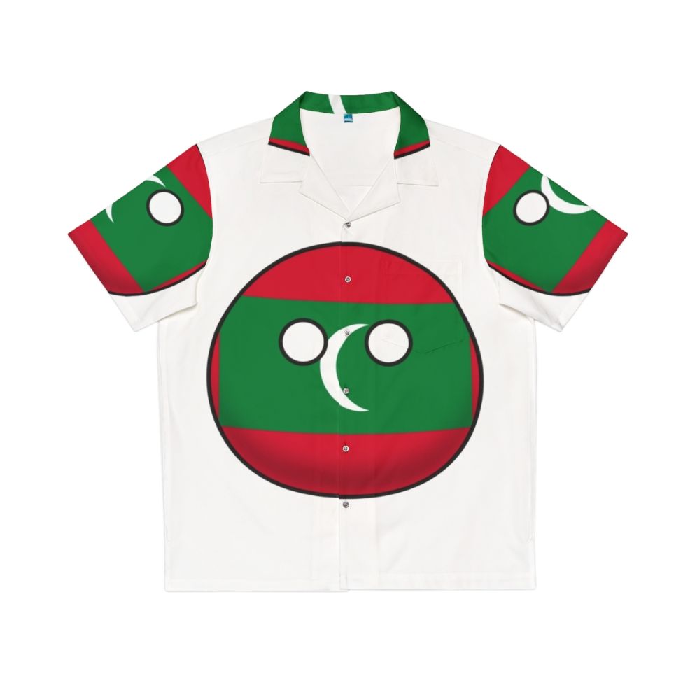 Maldives Countryball Hawaiian Shirt