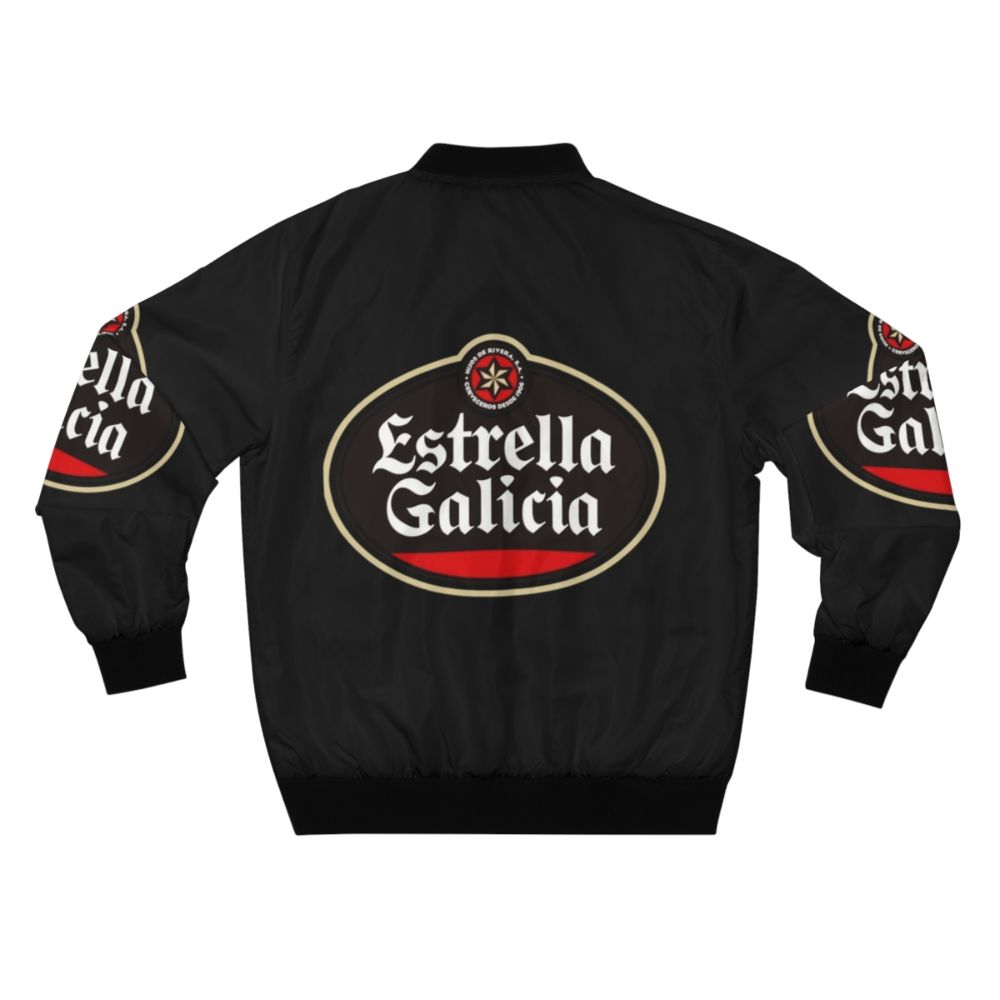 Estrella Galicia Beer Spain Bomber Jacket - Back