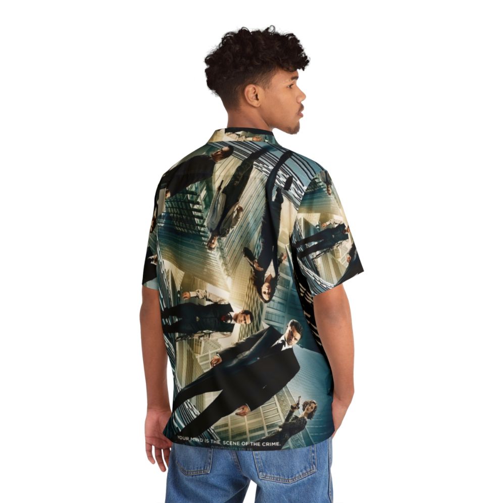 Inception movie Hawaiian shirt featuring Christopher Nolan film design - People Back