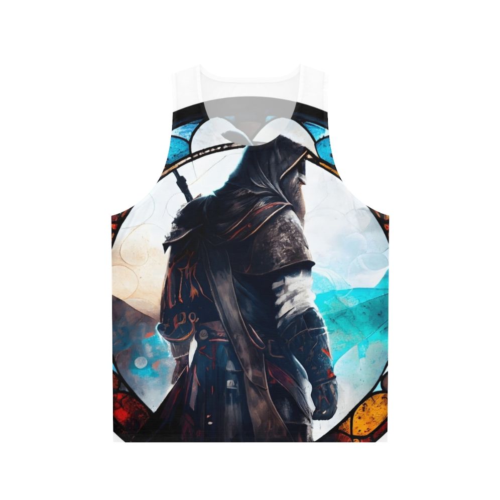 Assassin's Creed Stained Glass Unisex Tank Top