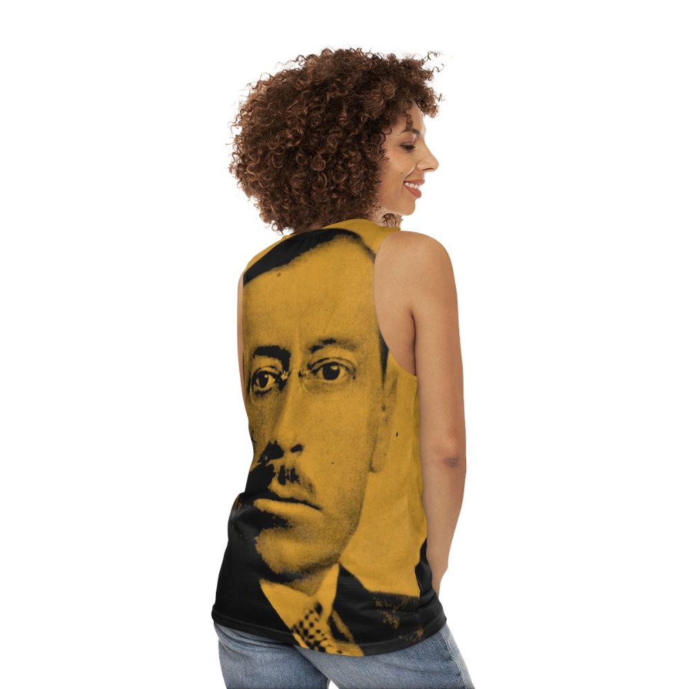 Igor Stravinsky portrait unisex tank top - women back