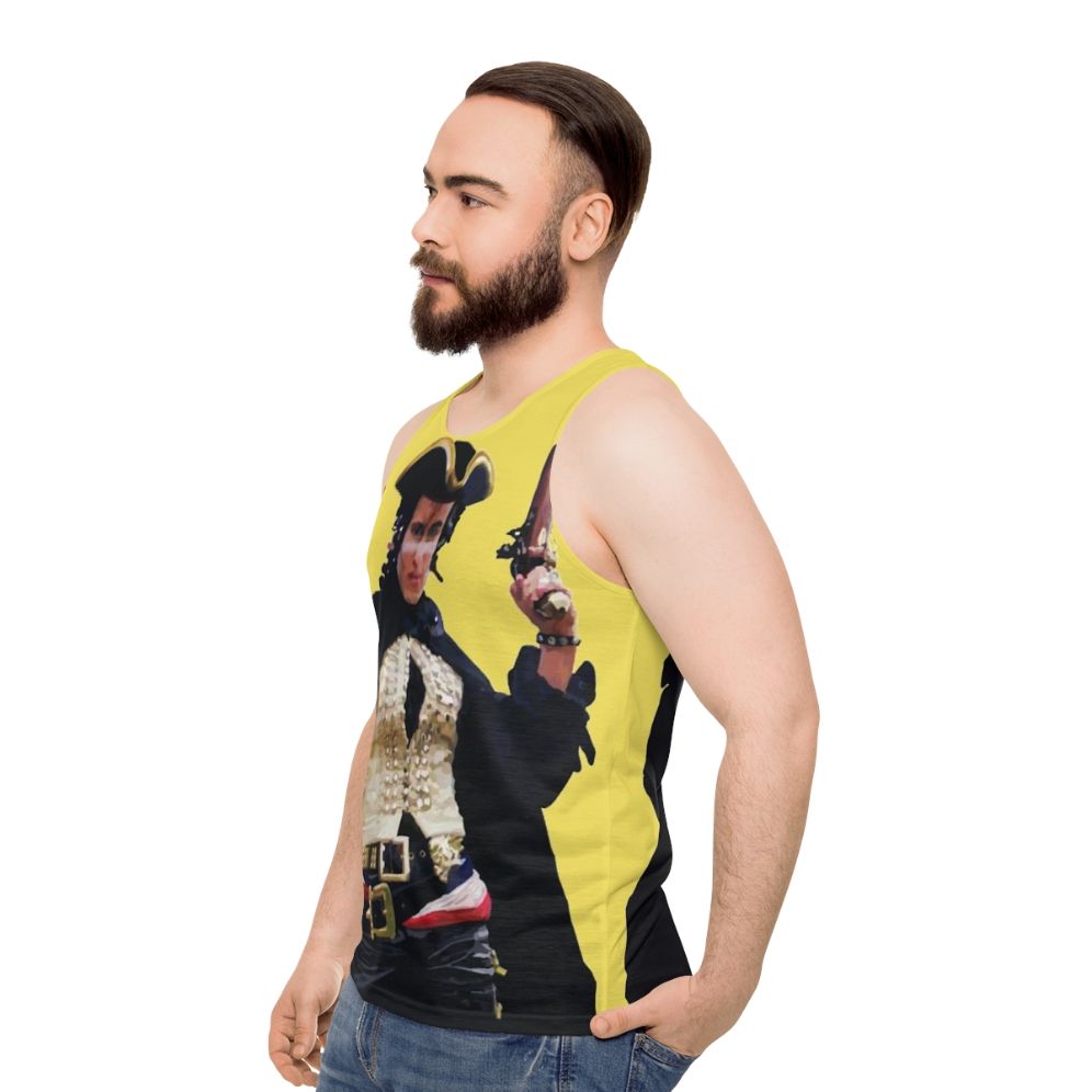 Adam Ant 'Stand and Deliver' Unisex Tank Top - men side