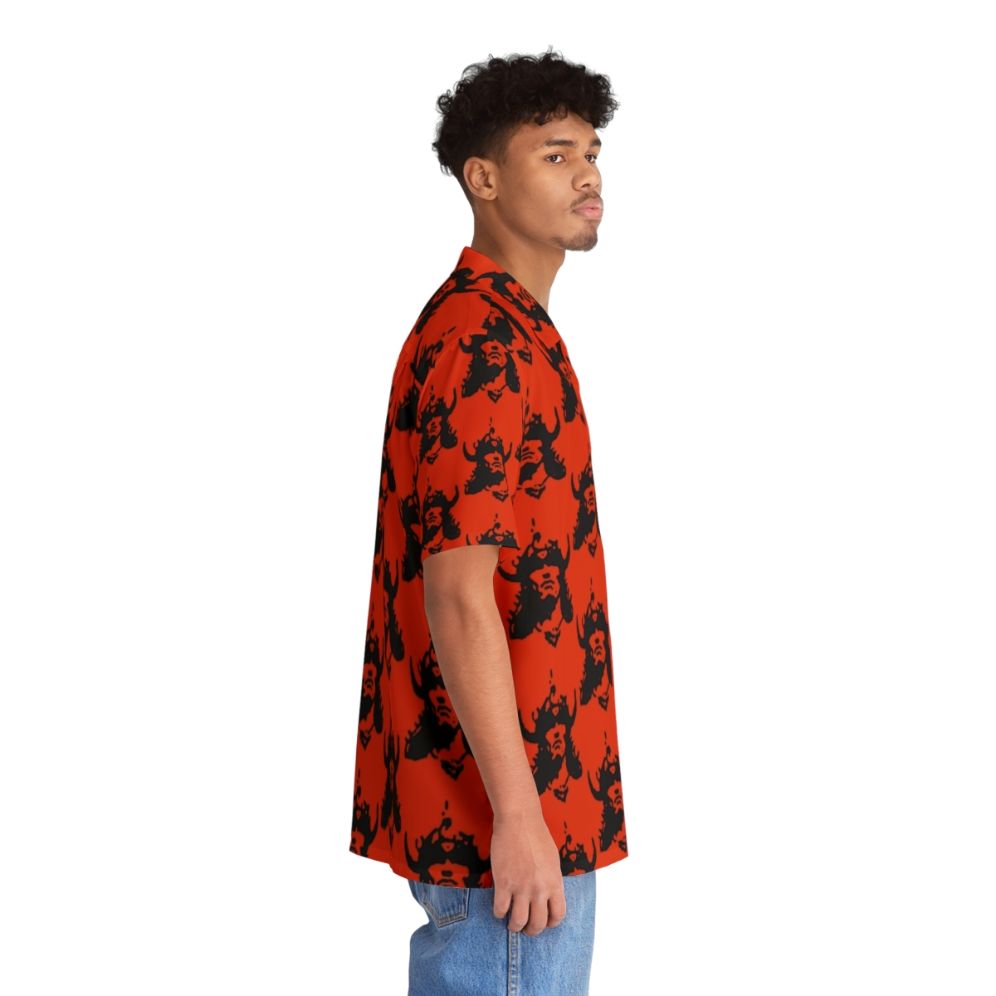 Barbarian Hawaiian Shirt with Sci-Fi and Movie Themed Graphics - People Pight