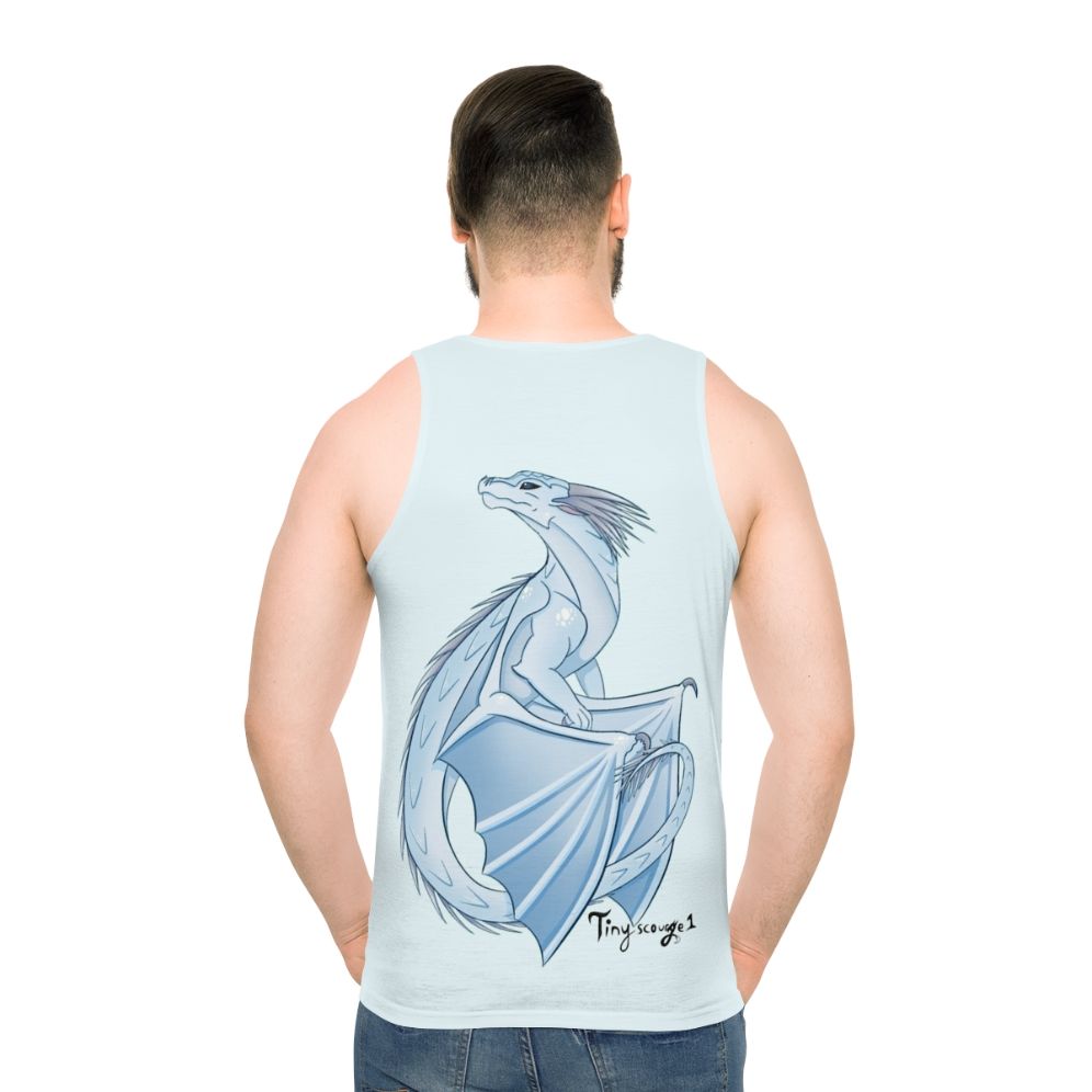 Unisex Winter Icewing Wings of Fire Tank Top - men back