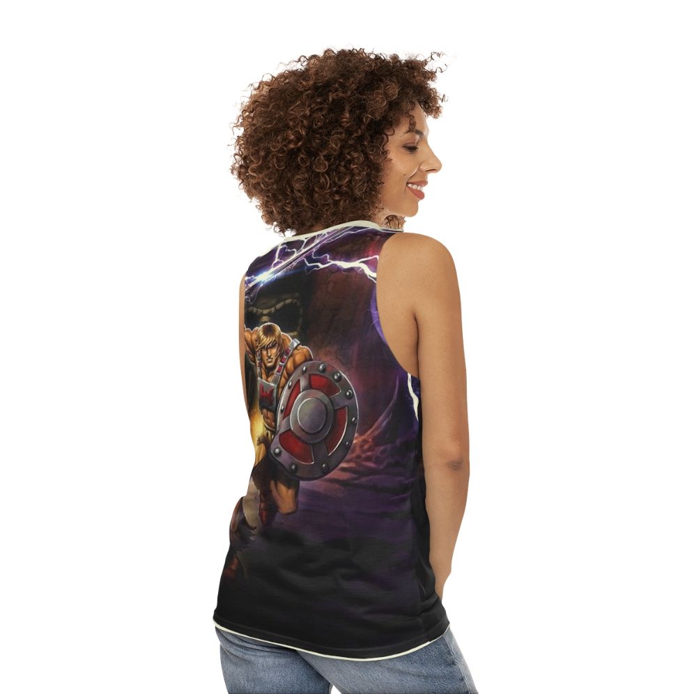 He-Man Prince of Grayskull Unisex Tank Top - women back