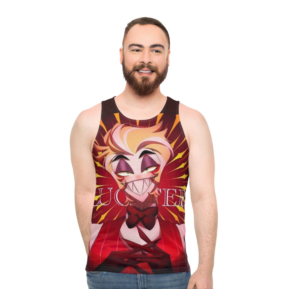 Hazbin Hotel Lucifer Morningstar Unisex Tank Top - men