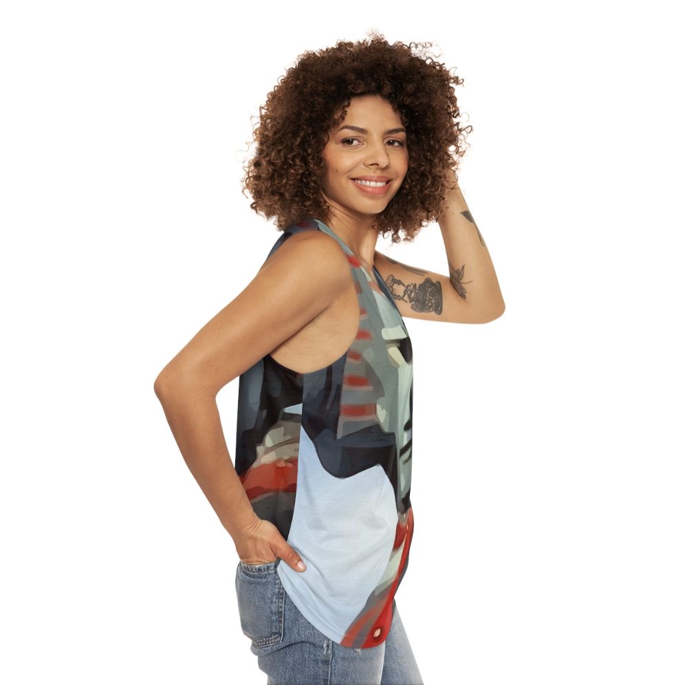 Power Punch Johnny Sokko Giant Robot Unisex Tank Top - women side