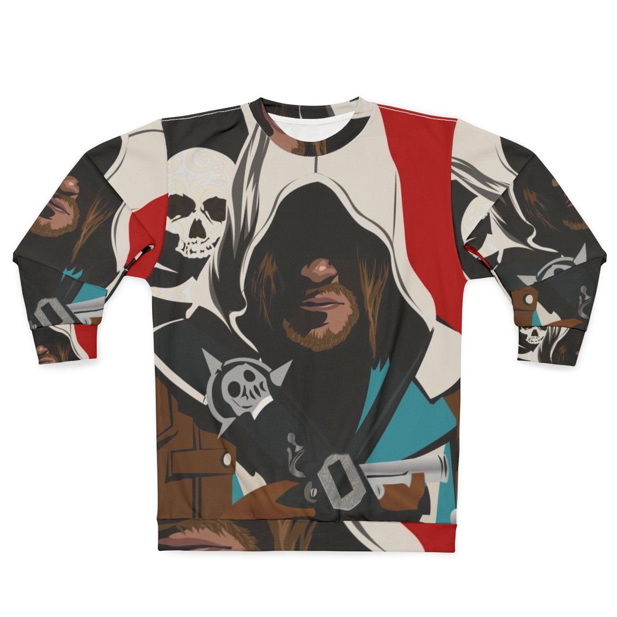 Assassins Creed Black Flag Edward Kenway Pirate Sweatshirt