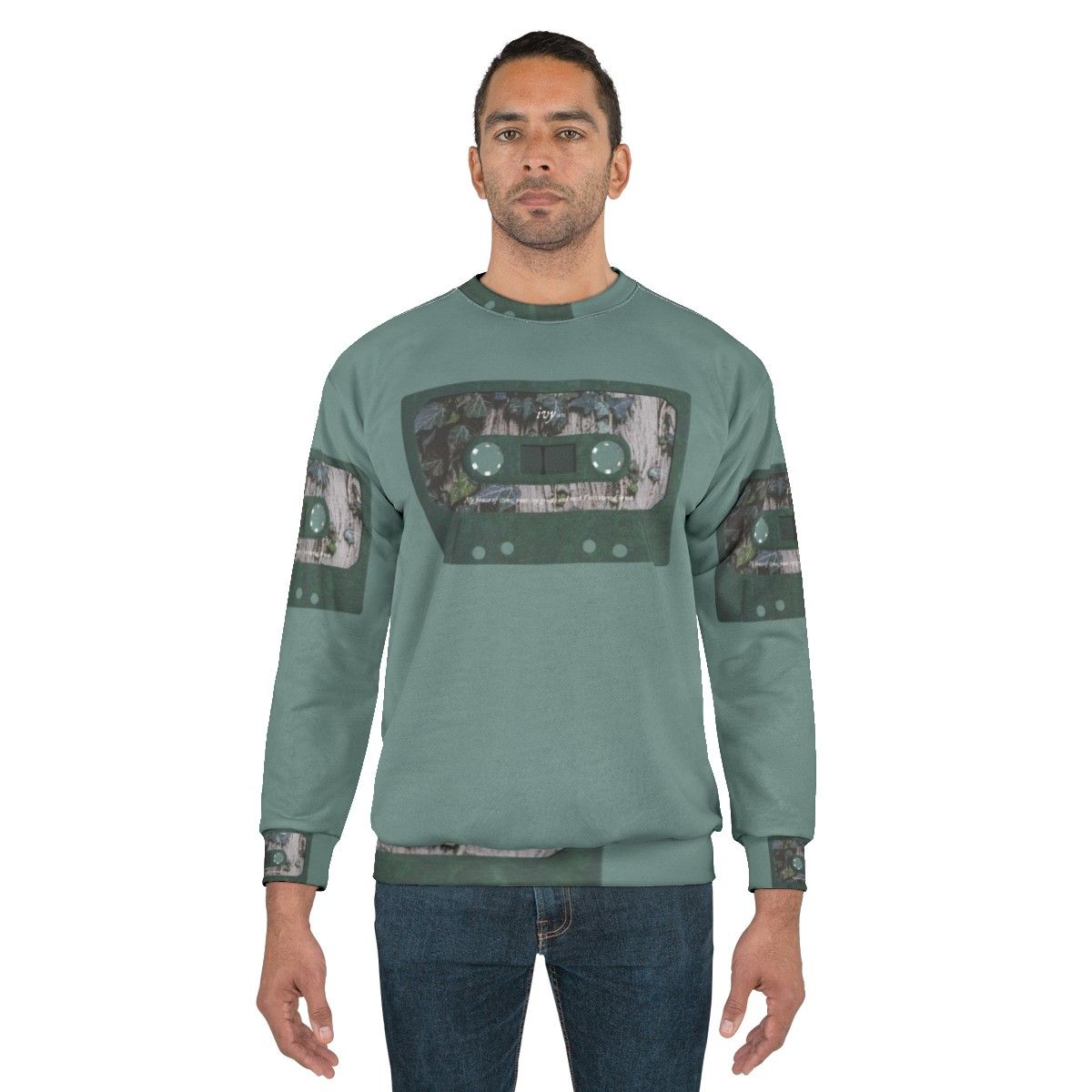 Ivy Cassette Sweatshirt featuring Taylor Swift's Evermore album artwork - men