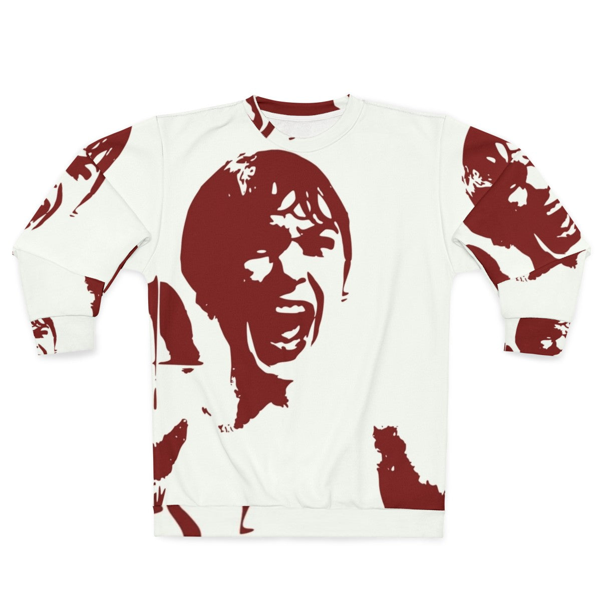 Psycho Sweatshirt with Hitchcock movie inspired retro vintage design