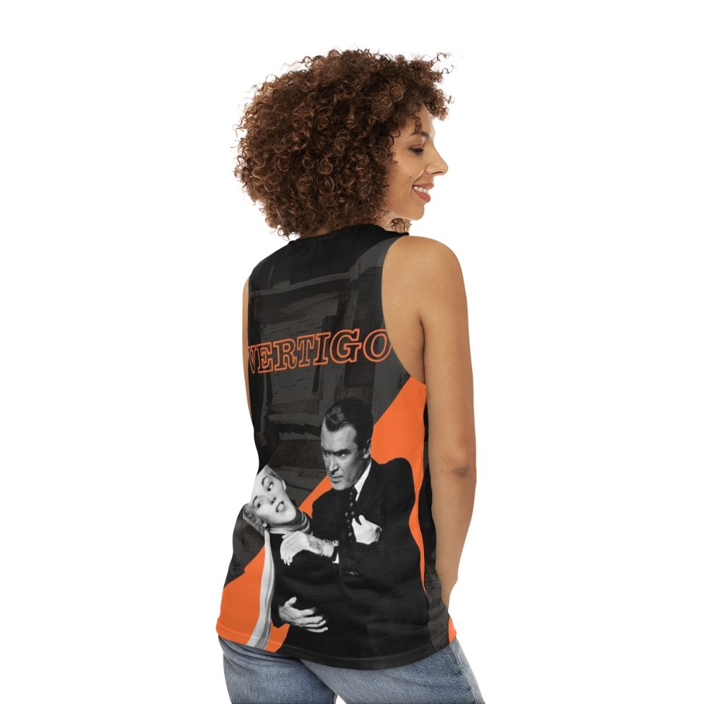 Vertigo Alfred Hitchcock Unisex Tank Top - women back