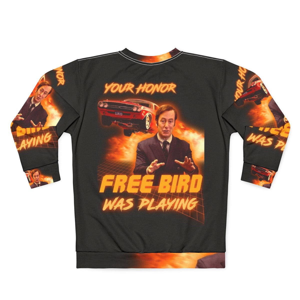 Free Bird Graphic Sweatshirt - Back