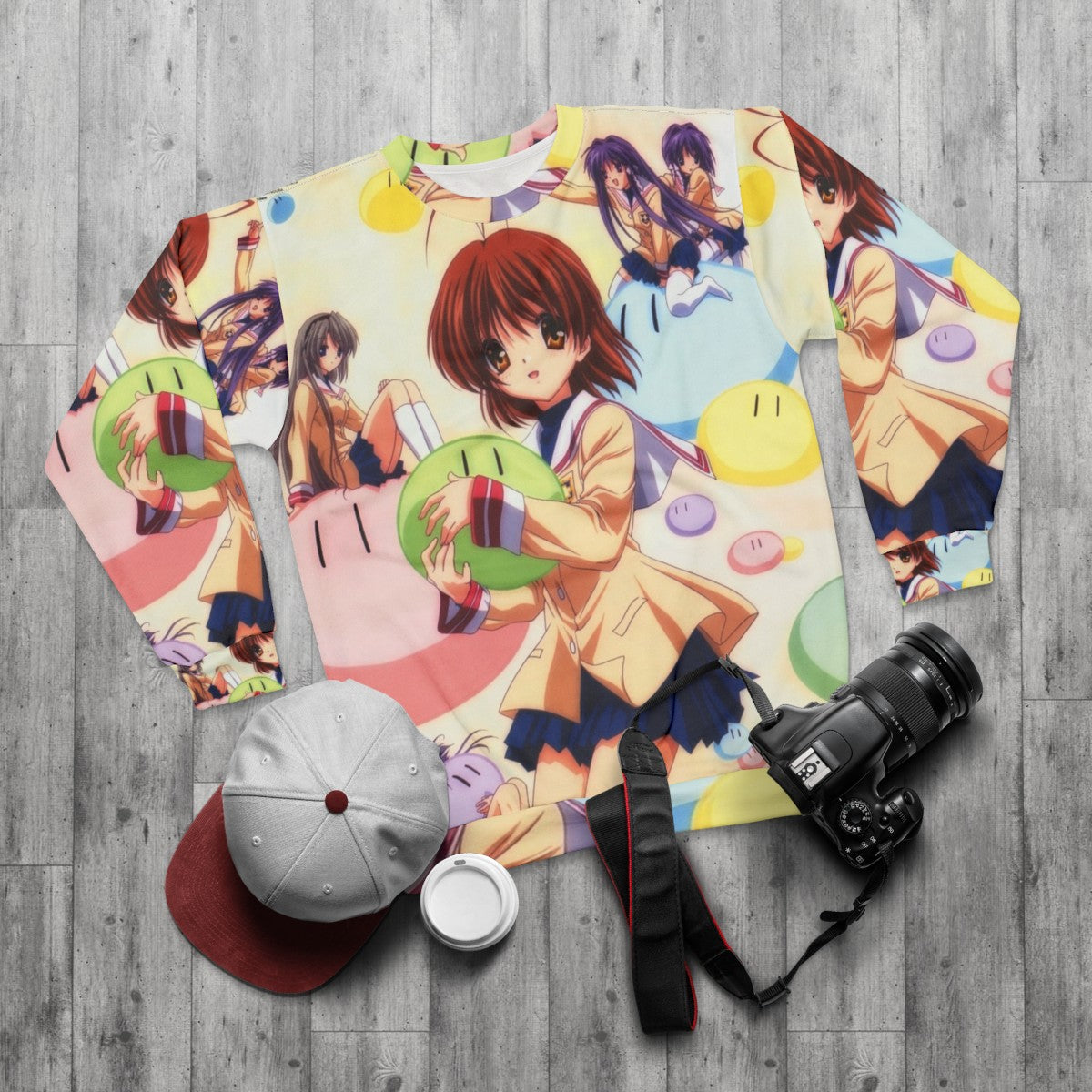 Clannad Anime Nagisa Furukawa Inspirational Sweatshirt - flat lay