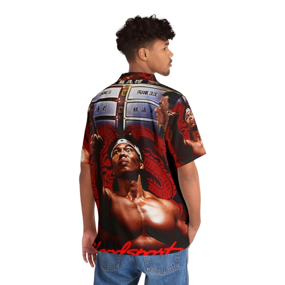 Bloodsport Chong Li Inspired Hawaiian Shirt - People Back