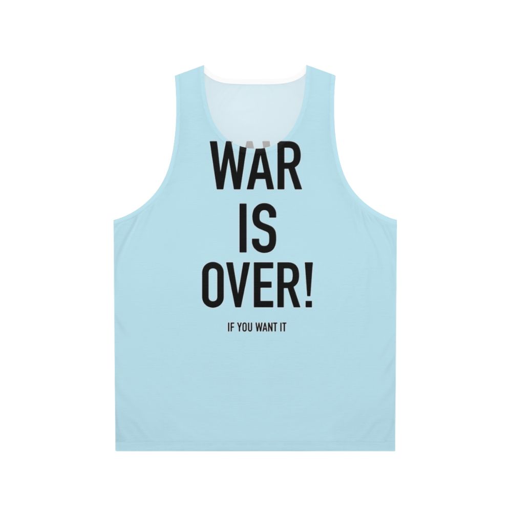 "Imagine Peace" - War Is Over Unisex Tank Top