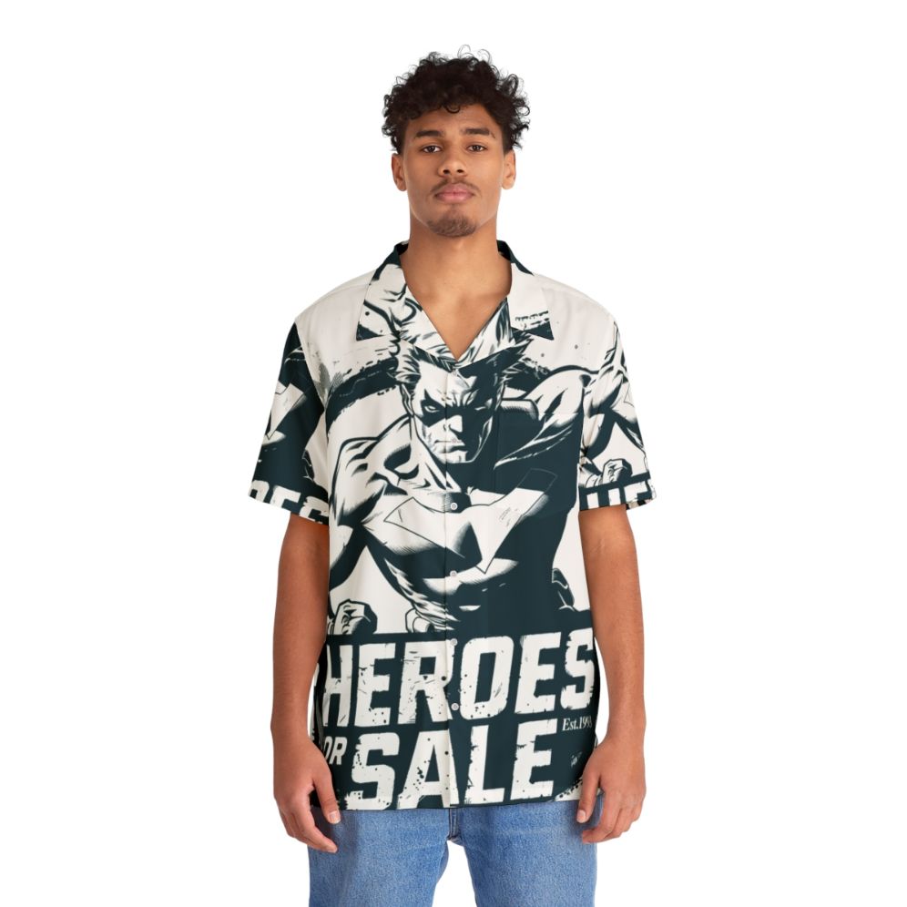 Transparent Hawaiian Shirt - Heroes For Sale Est 1993 - People Front