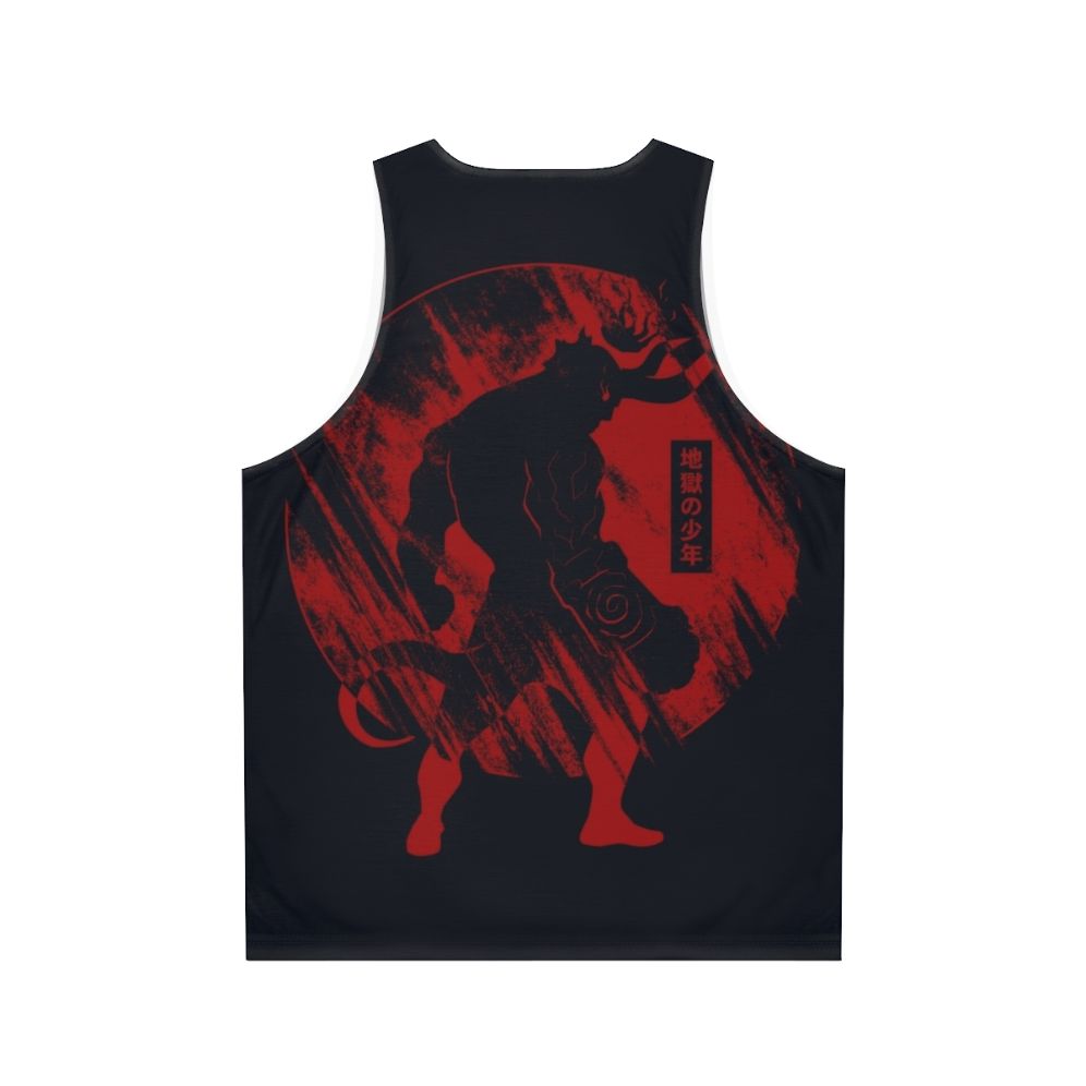 Hellboy inspired unisex tank top - Back