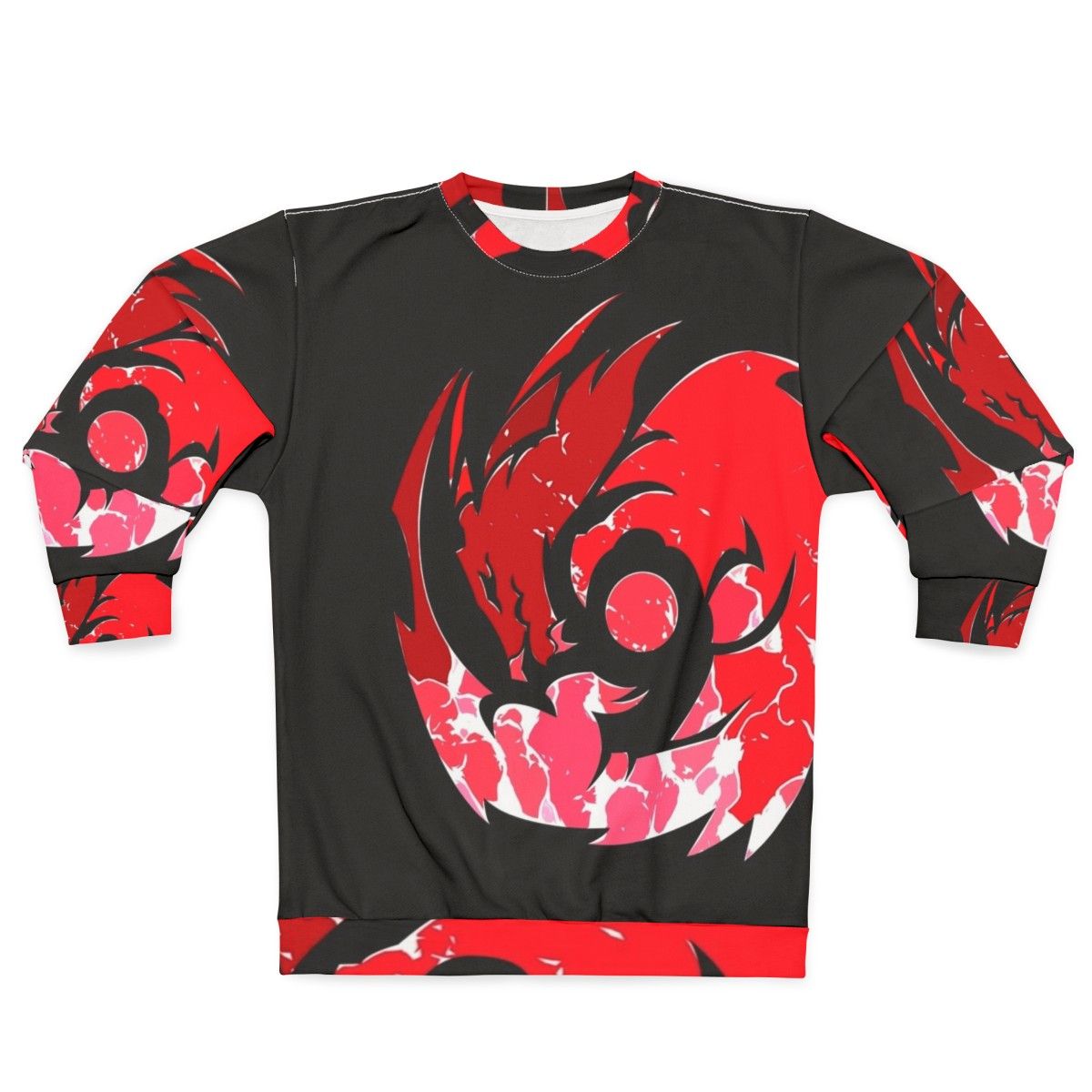 Mystic fire dragon sweatshirt with detailed dragon graphic