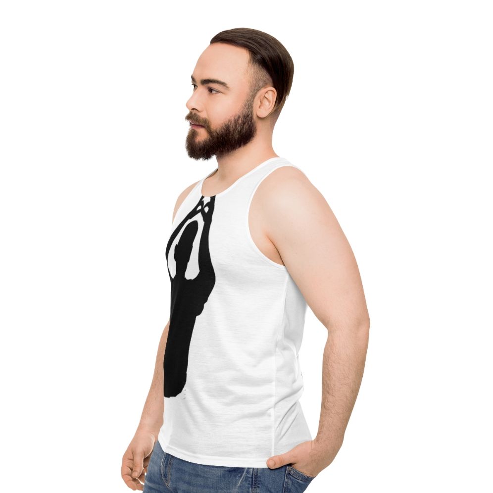 Depeche mode inspired unisex 80s synthpop tank top - men side