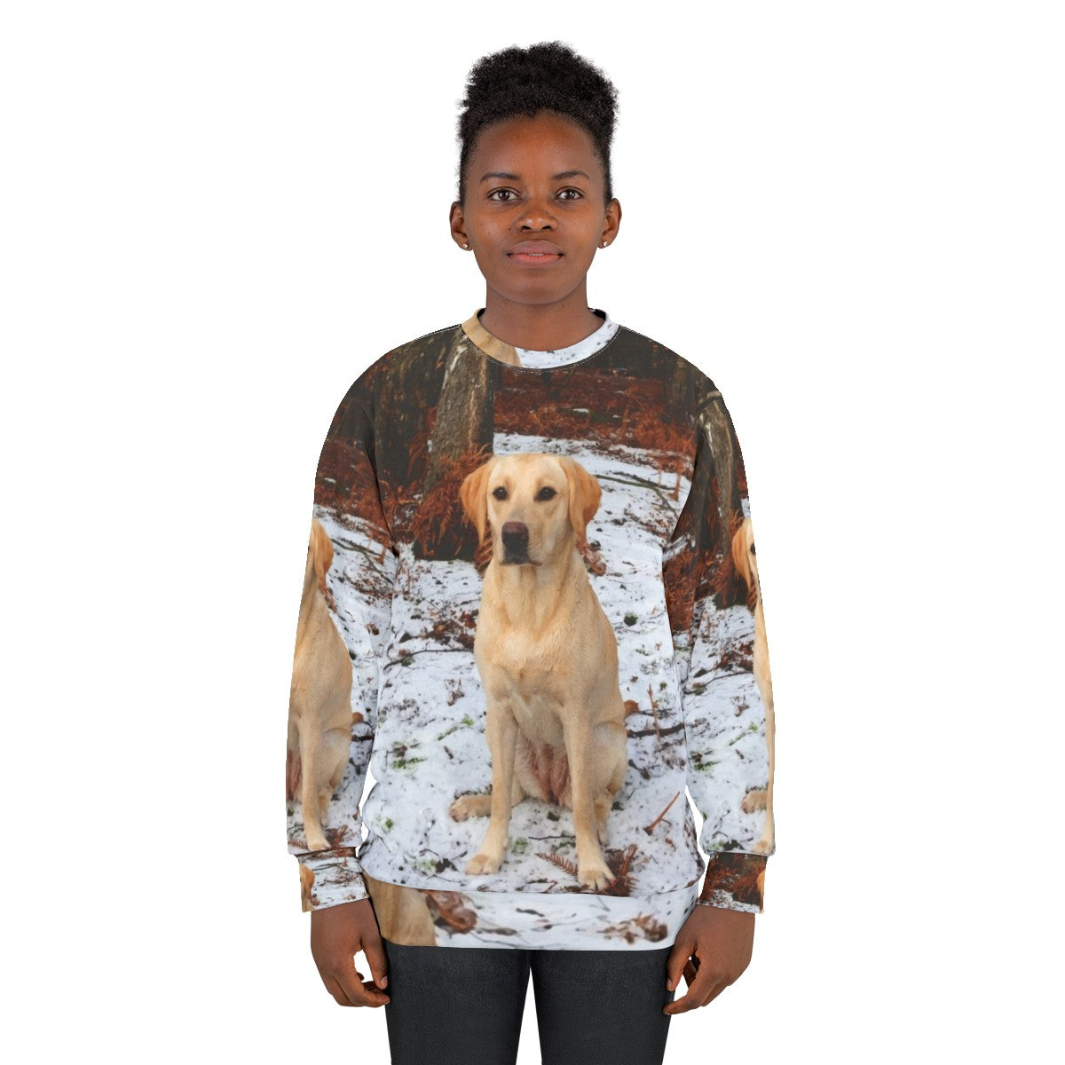 Yellow Labrador Retriever Sweatshirt - women