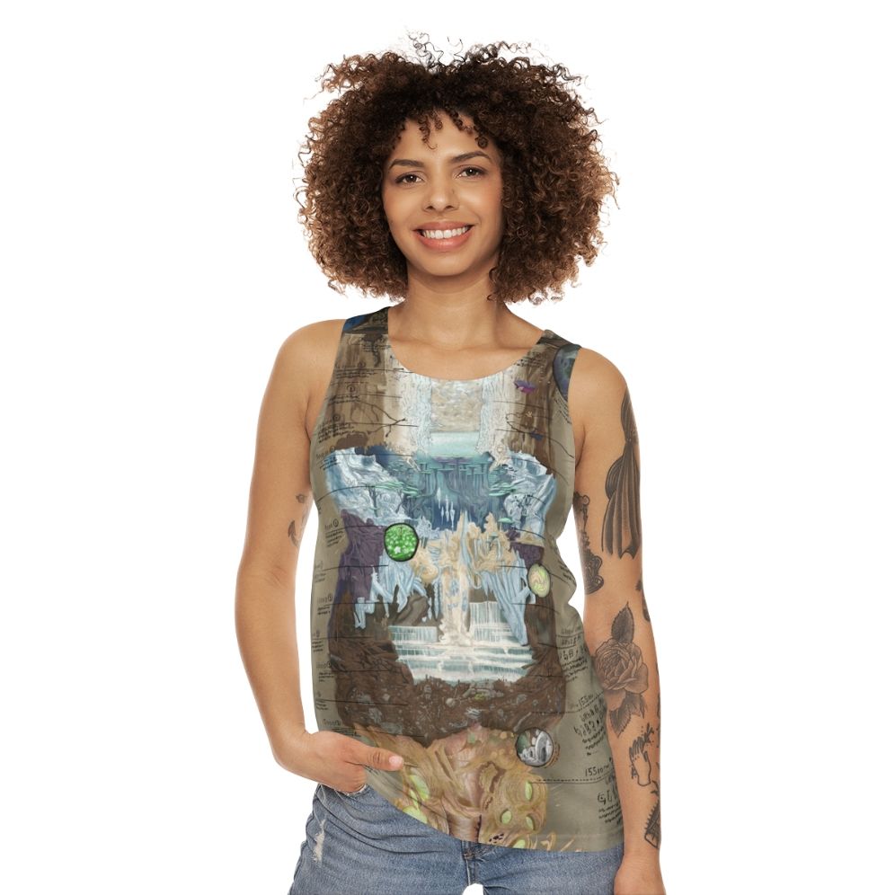 Made in Abyss Abyss Chart Unisex Anime Tank Top - women