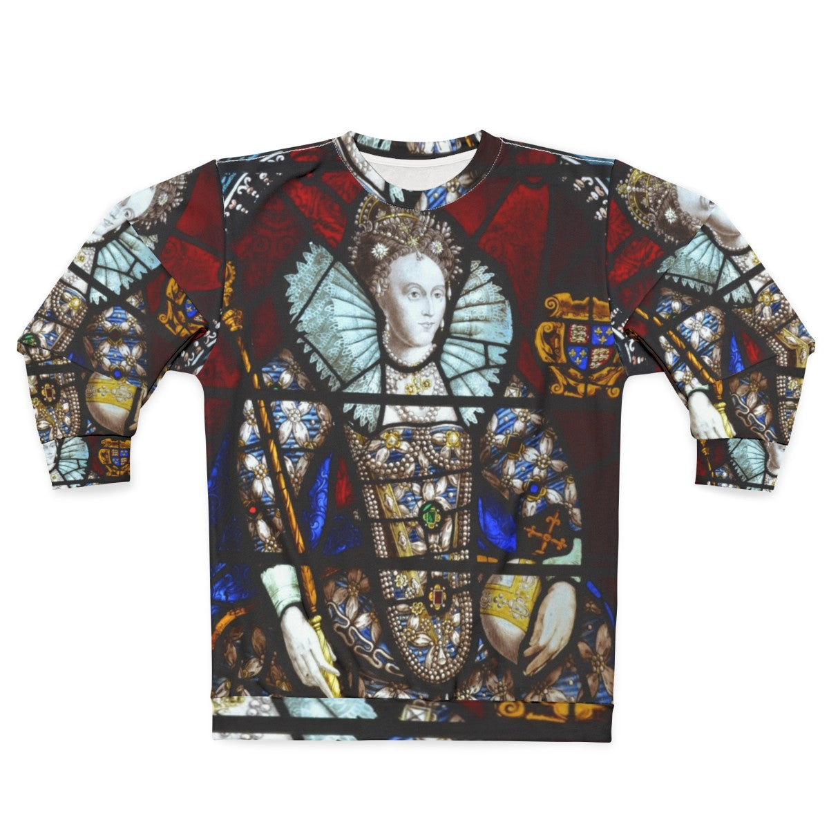 Queen Elizabeth I Stained Glass Sweatshirt