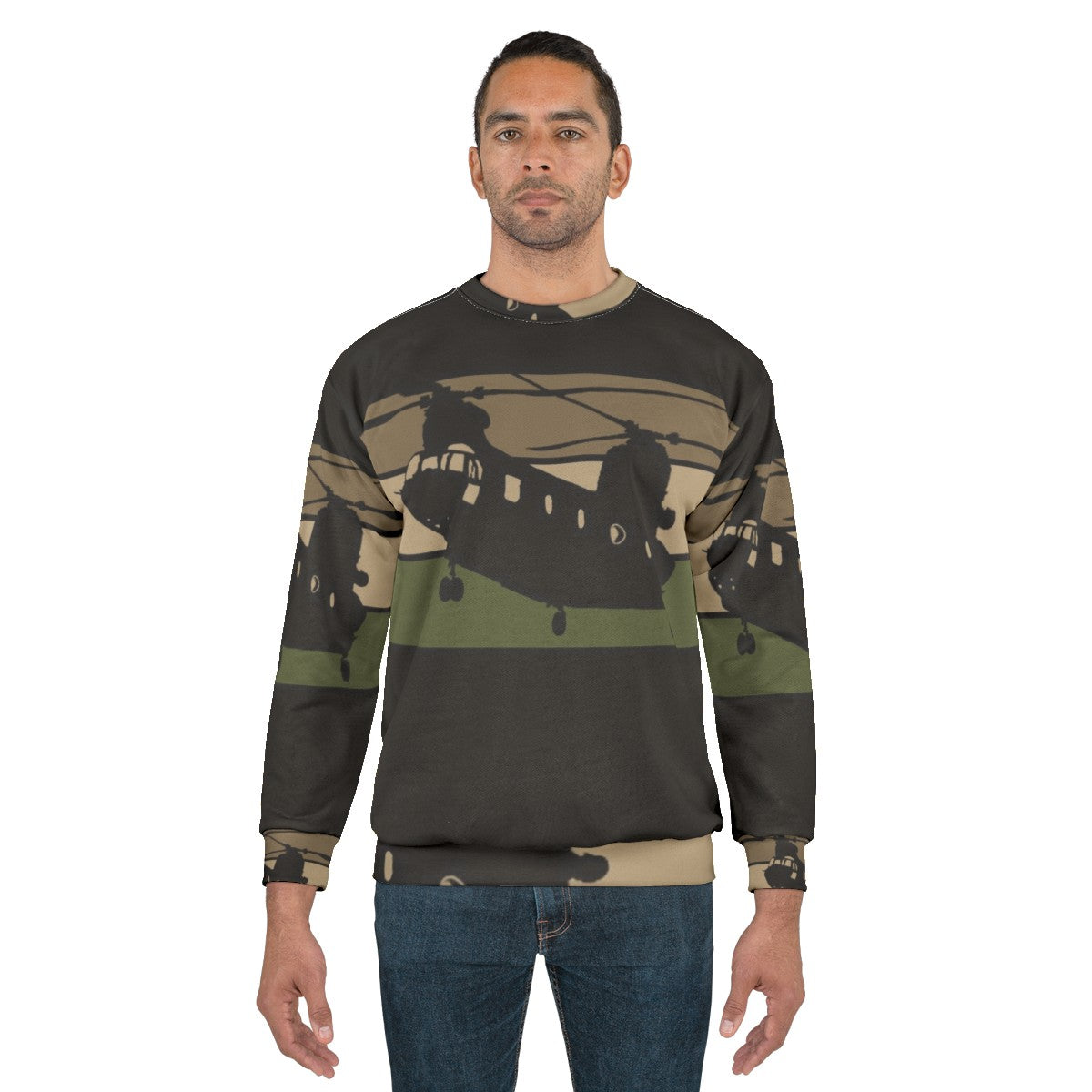 Chinook CH-47 Military Helicopter Sweatshirt - men