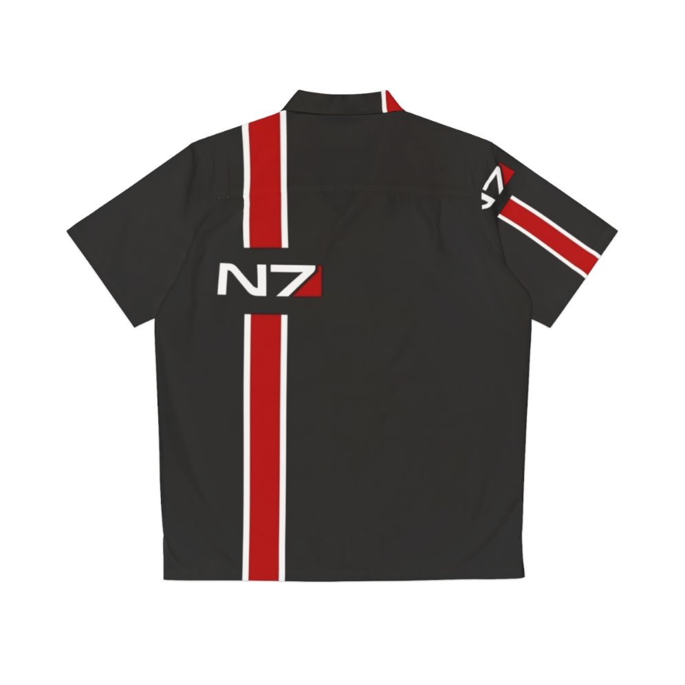 N7 Commander Shepard Mass Effect Hawaiian Shirt - Back