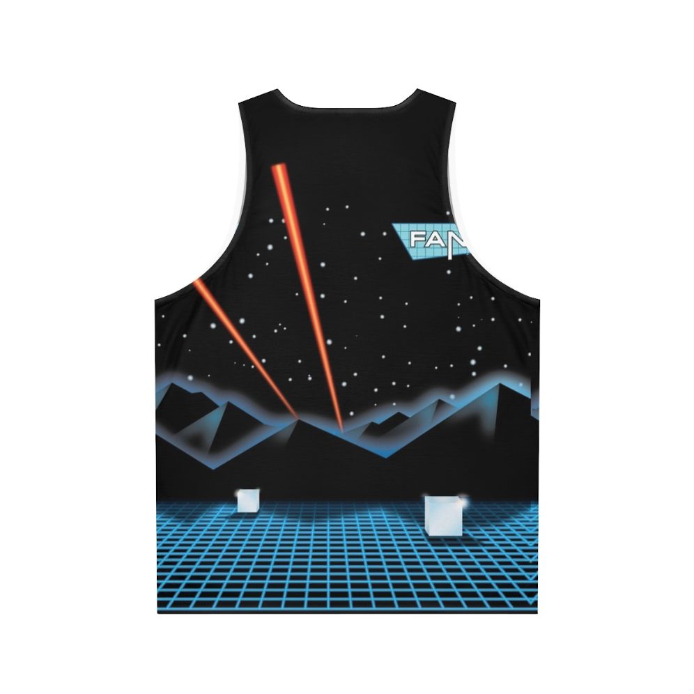 Retro 80s "Lady of Ice" unisex tank top - Back