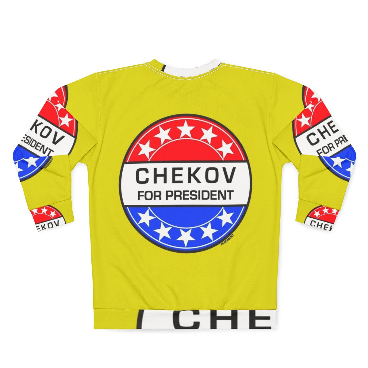 Chekov For President science fiction sweatshirt - Back