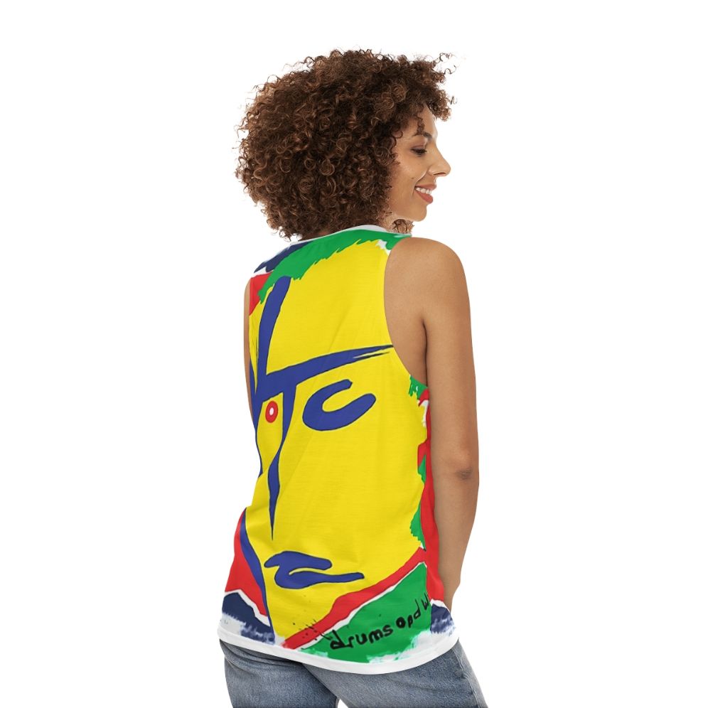 XTC Band Unisex Tank Top - women back