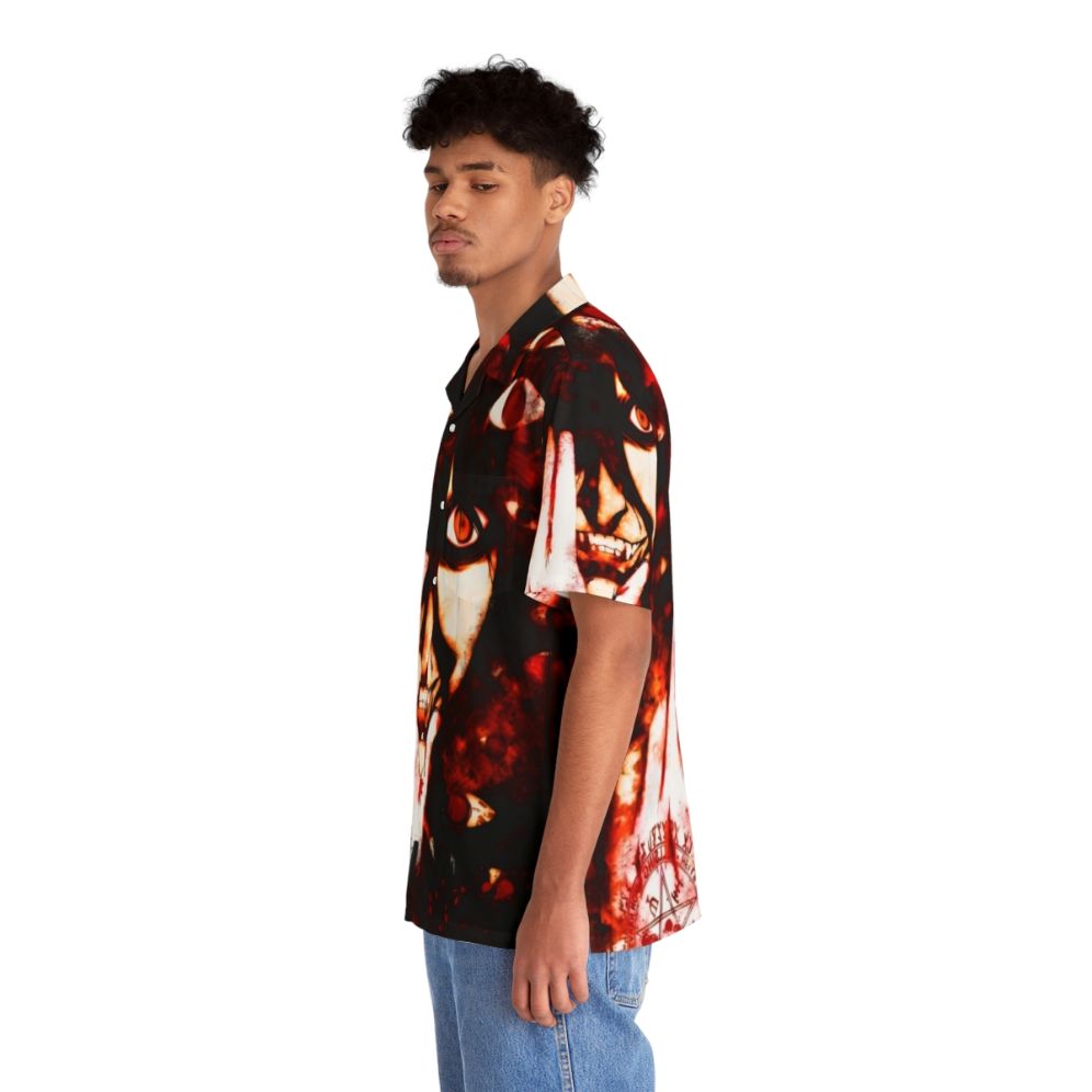 Hellsing inspired dark gothic Hawaiian shirt - People Left