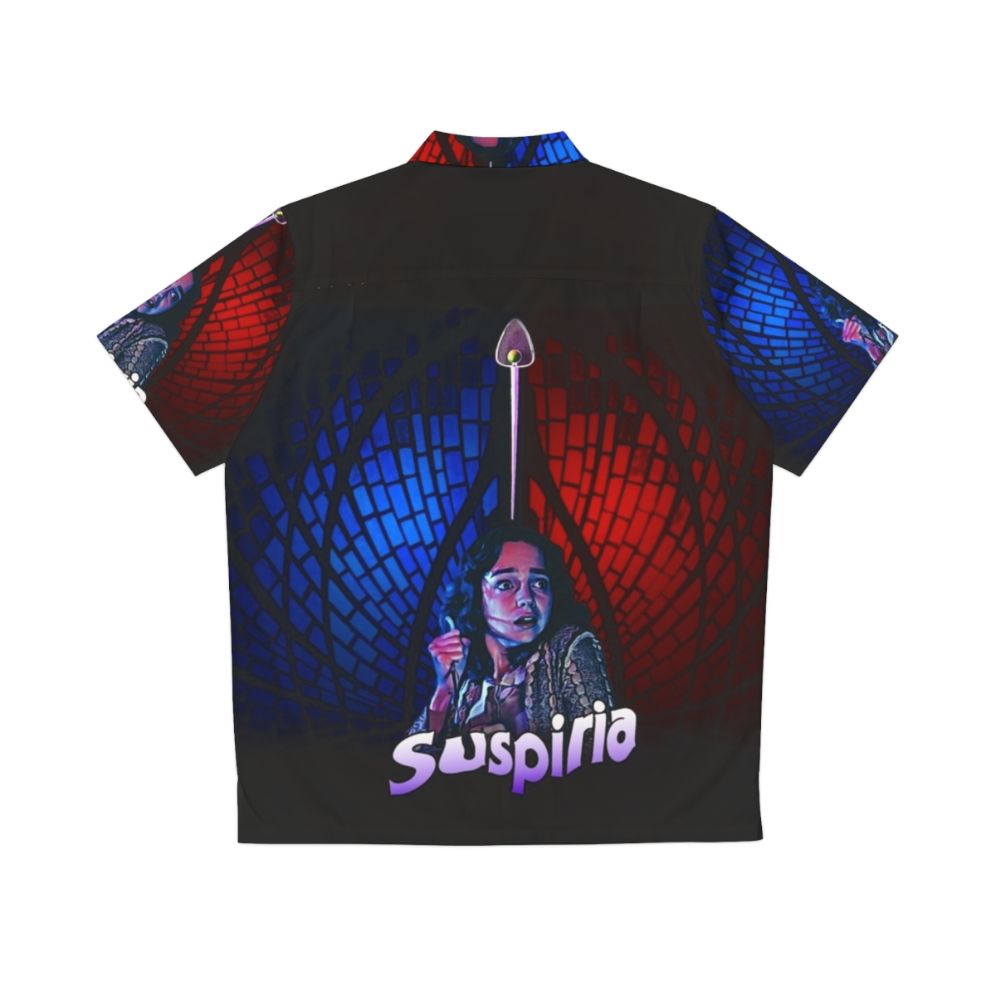 Suspiria inspired technicolor art Hawaiian shirt - Back