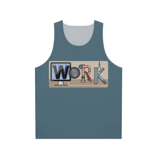 Unisex tank top for work and industrial environments