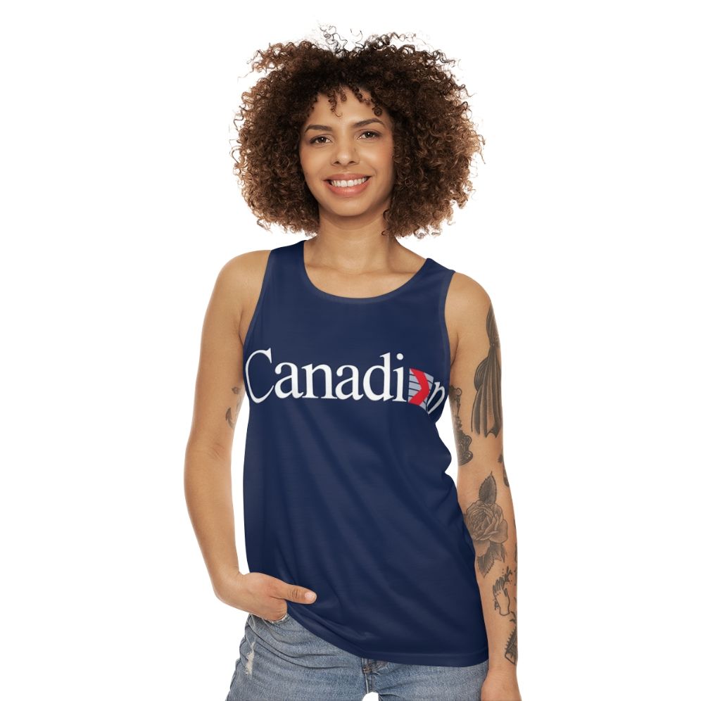 Vintage Canadian Airlines Logo Unisex Tank Top - women