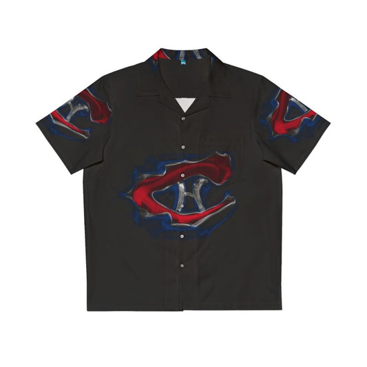 Montreal Canadiens Hawaiian Shirt with Hockey Jersey Design