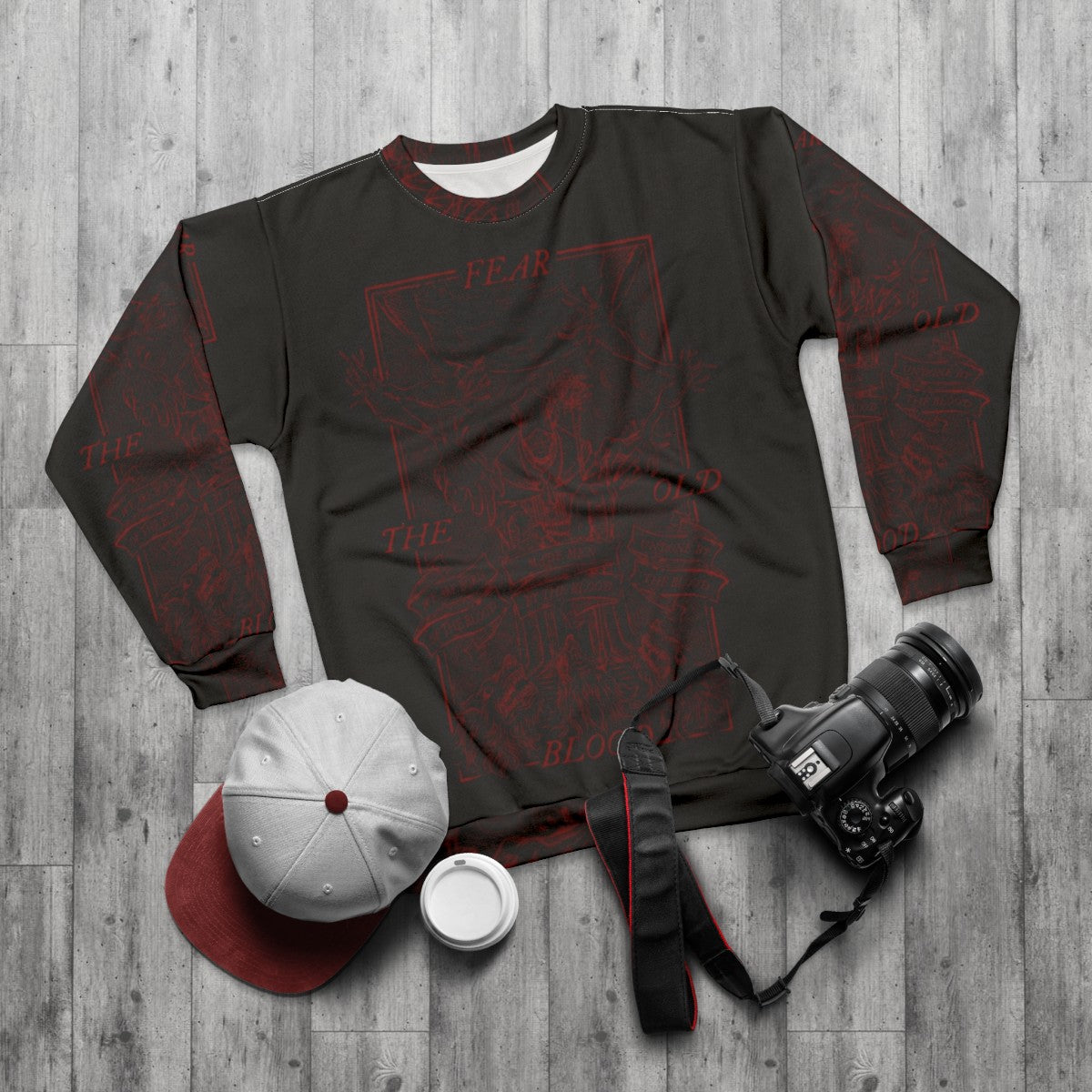 Old Blood Bloodborne Edition Sweatshirt - flat lay