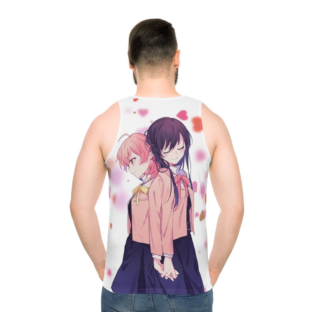 Bloom Into You Yagate Kimi Ni Naru Anime Tank Top - men back