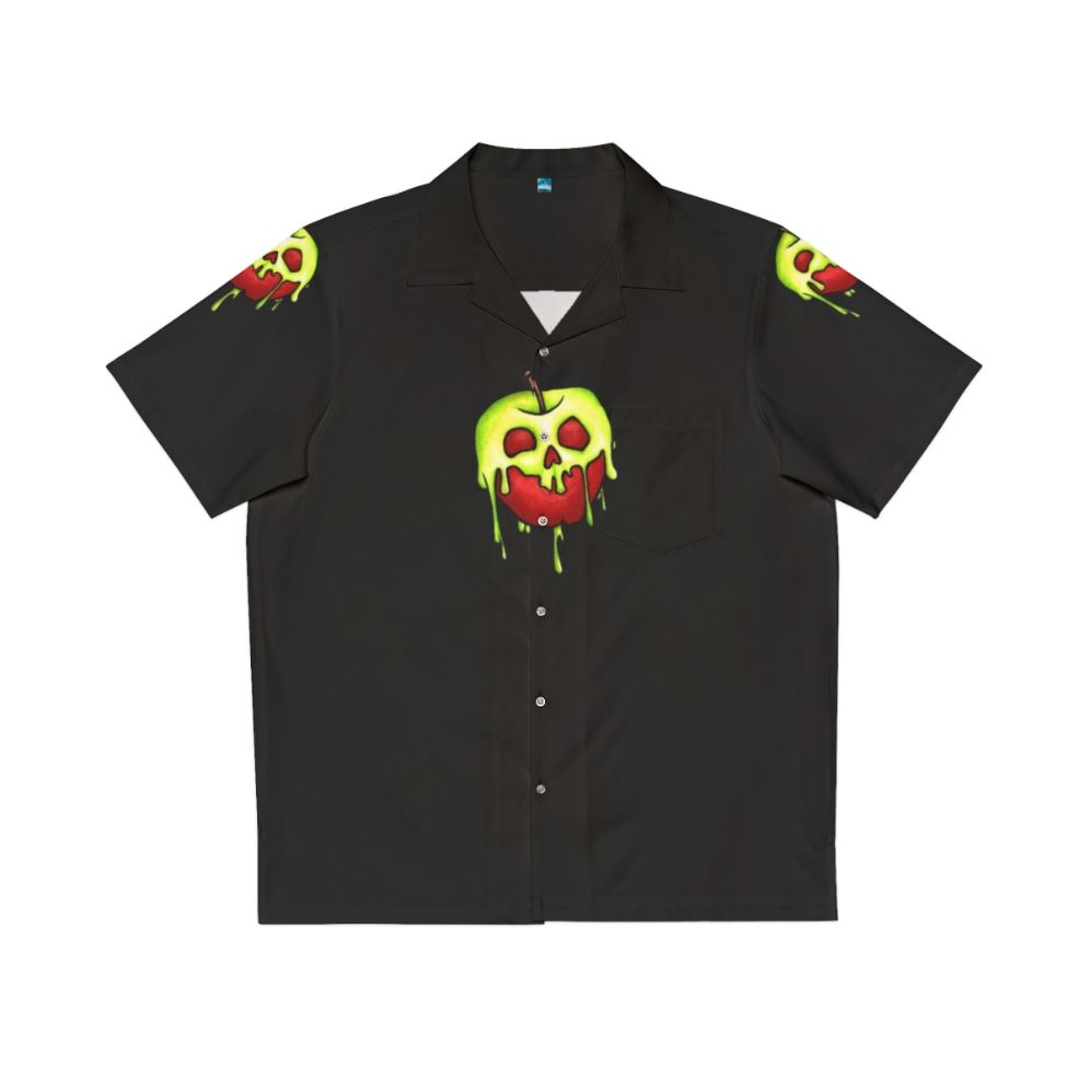 Poisoned Apple Hawaiian Shirt with Vibrant, Creepy Design