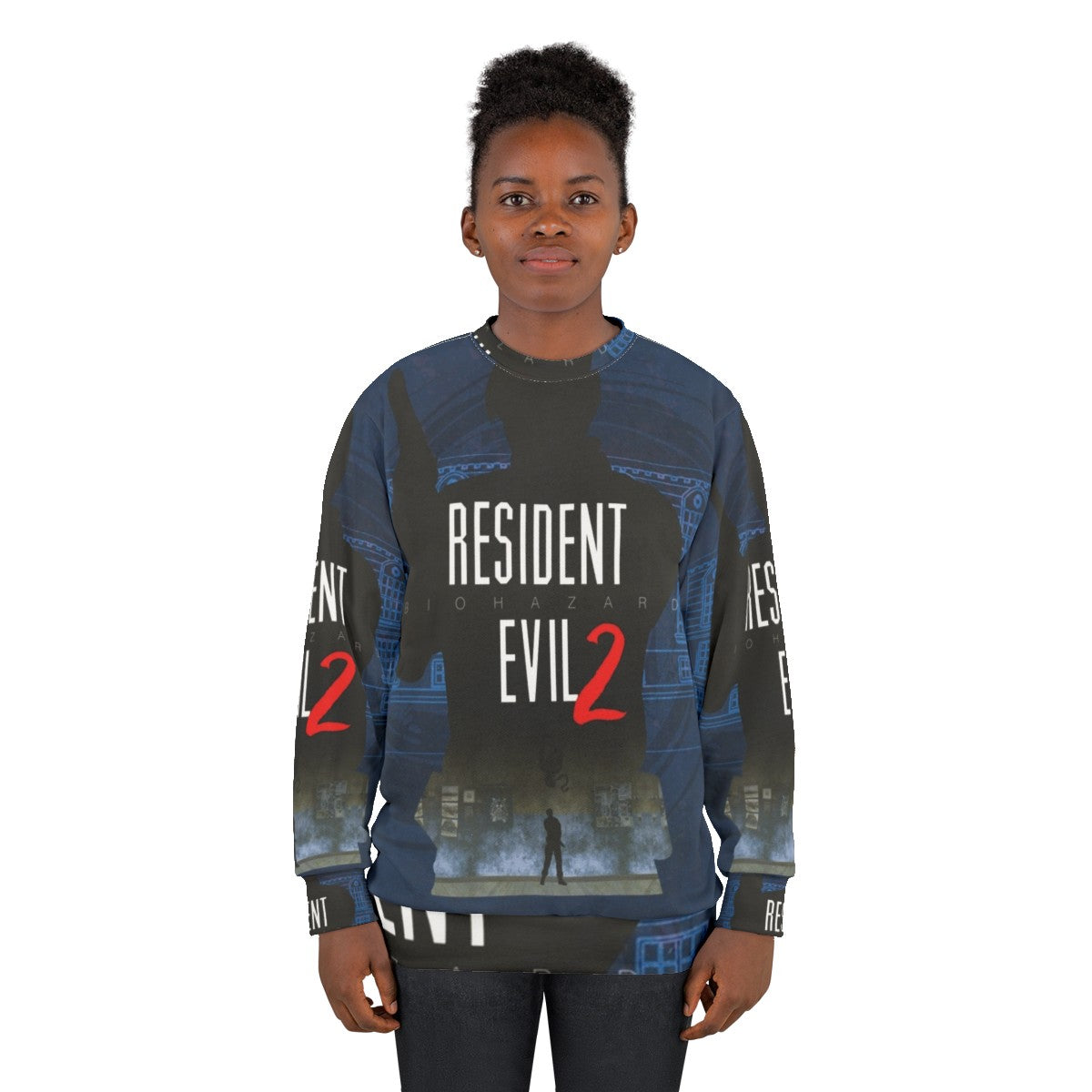 Resident Evil 2 Licker Minimalist Art Sweatshirt - women